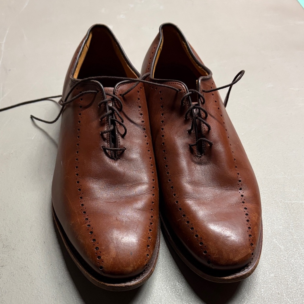 Allen Edmonds Brown Leather Oxfords